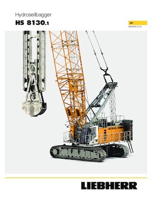 Верижни кранове - решетъчна стрела Liebherr HS 8130.1