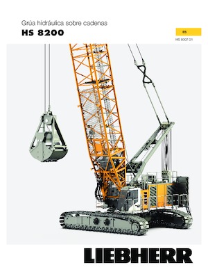Верижни кранове - решетъчна стрела Liebherr HS 8200
