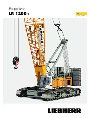 Верижни кранове - решетъчна стрела Liebherr LR 1200.1