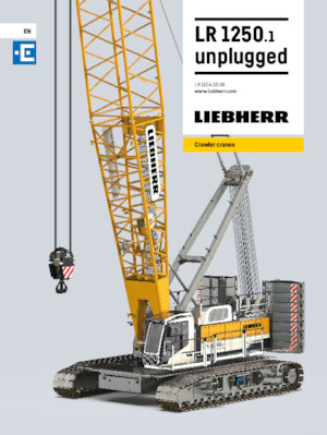 Верижни кранове - решетъчна стрела Liebherr LR 1250.1 Unplugged 