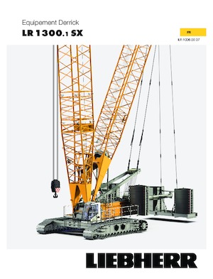 Верижни кранове - решетъчна стрела Liebherr LR 1300.1 SX 