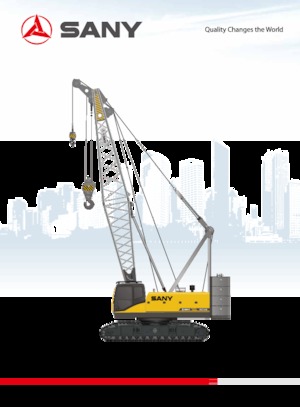 Верижни кранове - решетъчна стрела Sany SCC1000E