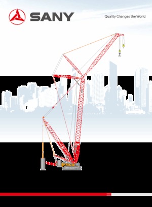 Верижни кранове - решетъчна стрела Sany SCC5000A