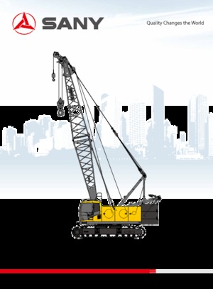 Верижни кранове - решетъчна стрела Sany SCC550E