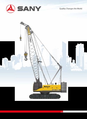 Верижни кранове - решетъчна стрела Sany SCC900E