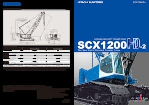 Верижни кранове - решетъчна стрела Hitachi Sumitomo SCX1200HD-2