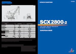 Верижни кранове - решетъчна стрела Hitachi Sumitomo SCX2800-2