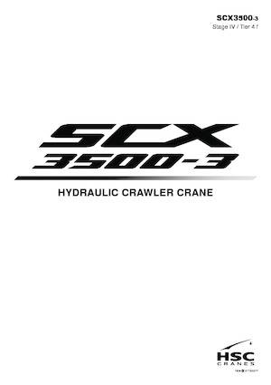 Верижни кранове - решетъчна стрела Hitachi Sumitomo SCX3500-3