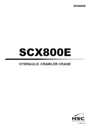 Верижни кранове - решетъчна стрела Hitachi Sumitomo SCX800E