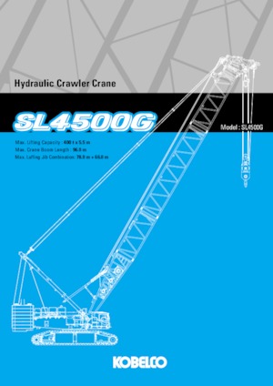 Верижни кранове - решетъчна стрела Kobelco SL4500G
