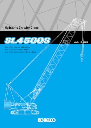 Верижни кранове - решетъчна стрела Kobelco SL4500S