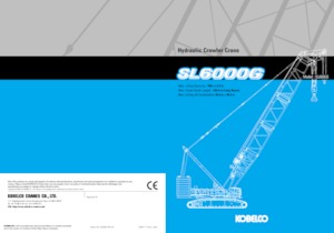 Верижни кранове - решетъчна стрела Kobelco SL6000G	