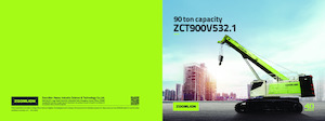 Верижни кранове - телескопична стрела Zoomlion ZCT900V532.1
