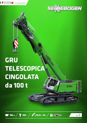 Верижни кранове - телескопична стрела Sennebogen 6103 E