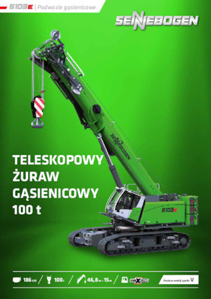 Верижни кранове - телескопична стрела Sennebogen 6103 E