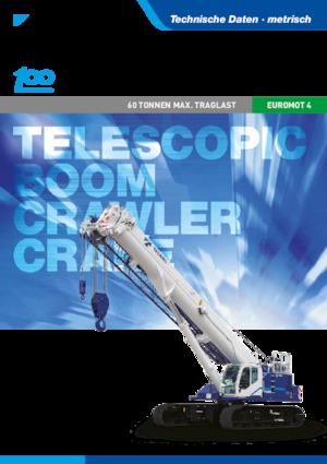 Верижни кранове - телескопична стрела Tadano GTC-600