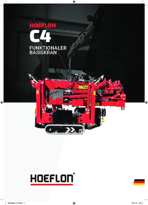 Верижни кранове - телескопична стрела Hoeflon Hoeflon C4e