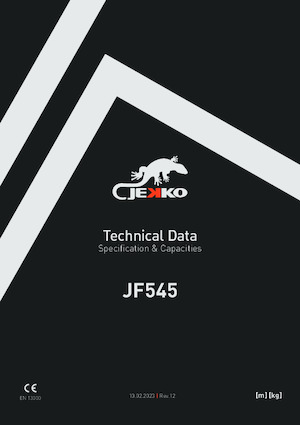 Верижни кранове - телескопична стрела Jekko JF545 V-MAX