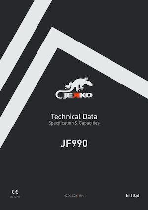 Верижни кранове - телескопична стрела Jekko JF990