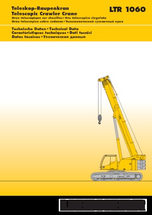 Верижни кранове - телескопична стрела Liebherr LTR 1060