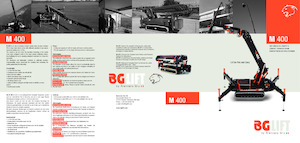 Верижни кранове - телескопична стрела BG Lift M 400