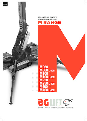 Верижни кранове - телескопична стрела BG Lift M 100
