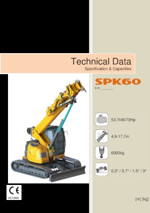 Верижни кранове - телескопична стрела Jekko SPK60