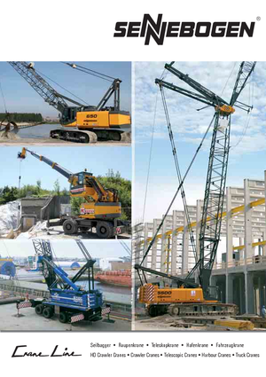 Верижни кранове - решетъчна стрела Sennebogen 6130 HD