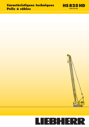 Верижни кранове - решетъчна стрела Liebherr HS 825 HD Litr.