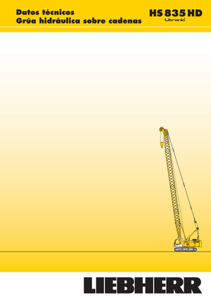 Верижни кранове - решетъчна стрела Liebherr HS 835 HD Litr.