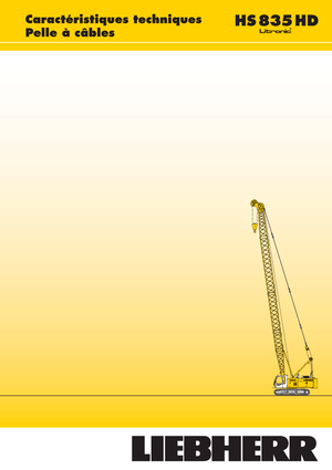 Верижни кранове - решетъчна стрела Liebherr HS 835 HD Litr.