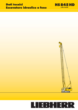 Верижни кранове - решетъчна стрела Liebherr HS 845 HD Litr.