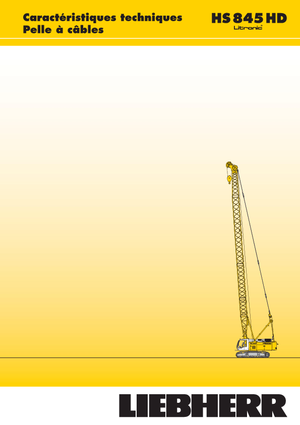 Верижни кранове - решетъчна стрела Liebherr HS 845 HD Litr.