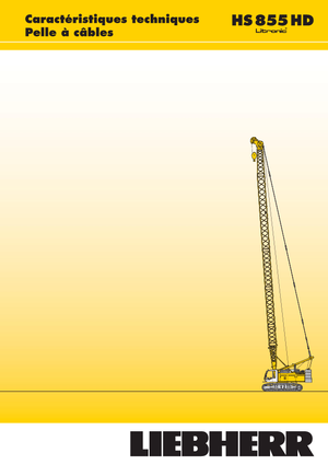 Верижни кранове - решетъчна стрела Liebherr HS 855 HD Litr.