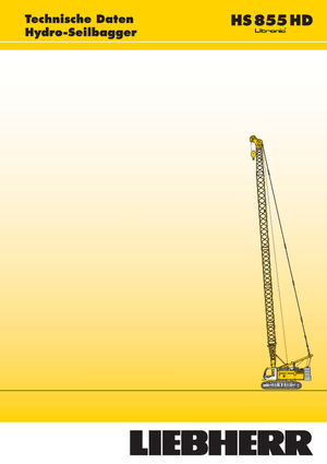 Верижни кранове - решетъчна стрела Liebherr HS 855 HD Litr.