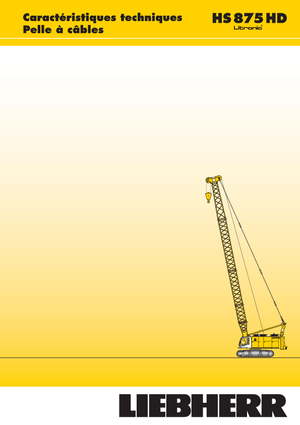 Верижни кранове - решетъчна стрела Liebherr HS 875 HD Litr.