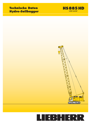 Верижни кранове - решетъчна стрела Liebherr HS 885 HD Litr.