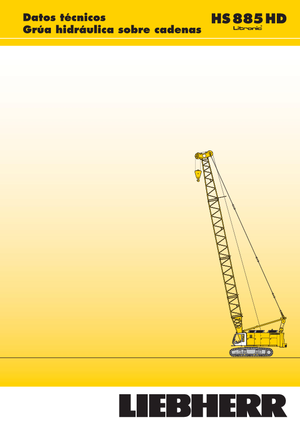 Верижни кранове - решетъчна стрела Liebherr HS 885 HD Litr.