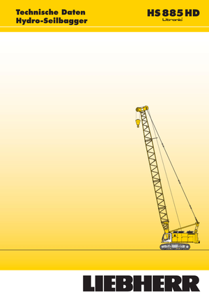 Верижни кранове - решетъчна стрела Liebherr HS 885 HD Litr.