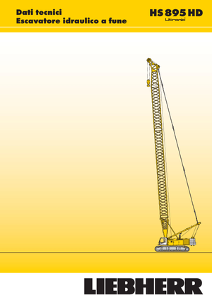 Верижни кранове - решетъчна стрела Liebherr HS 895 HD
