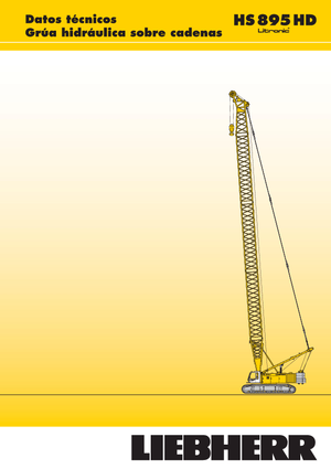 Верижни кранове - решетъчна стрела Liebherr HS 895 HD