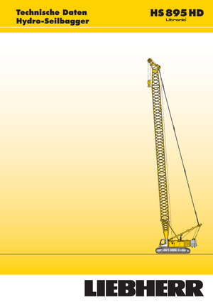 Верижни кранове - решетъчна стрела Liebherr HS 895 HD