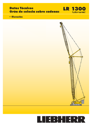Верижни кранове - решетъчна стрела Liebherr LR 1300 SX