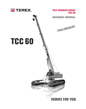 Верижни кранове - телескопична стрела Terex Bendini TCC 60