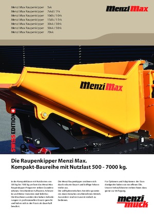 Самосвали на вериги Menzi 15rk