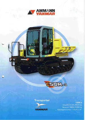 Самосвали на вериги Yanmar C 50 R 3