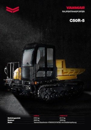 Самосвали на вериги Yanmar C 50 R 5 TV