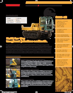 Самосвали на вериги Yanmar C50R-3C