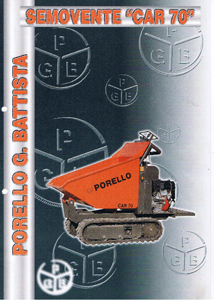 Самосвали на вериги Porello Car 70