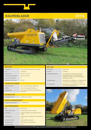 Самосвали на вериги Mastenbroek CT/12